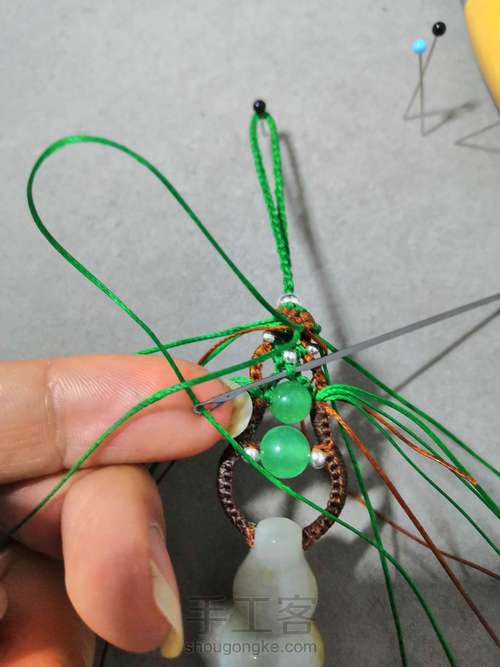 福禄挂件【下】燃结艺彩[原创] 第17步