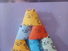折纸小猫，多个在一起特漂亮！