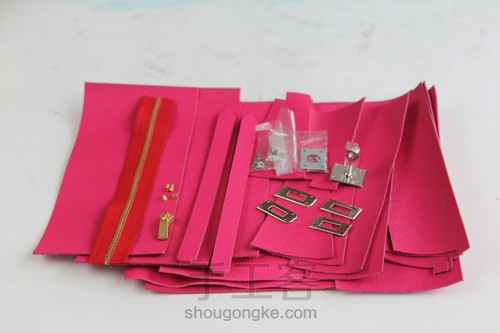 爱马仕Kelly wallet 凯莉钱包制作 第1步
