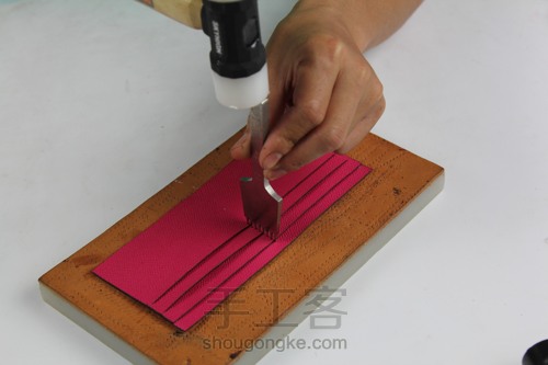 爱马仕Kelly wallet 凯莉钱包制作 第5步