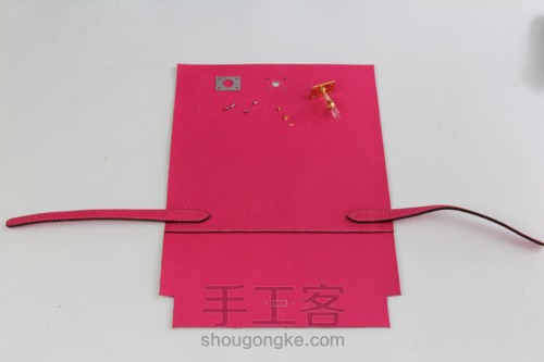爱马仕Kelly wallet 凯莉钱包制作 第19步