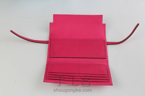 爱马仕Kelly wallet 凯莉钱包制作 第22步