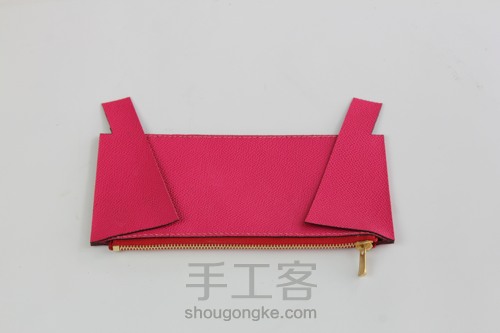 爱马仕Kelly wallet 凯莉钱包制作 第31步