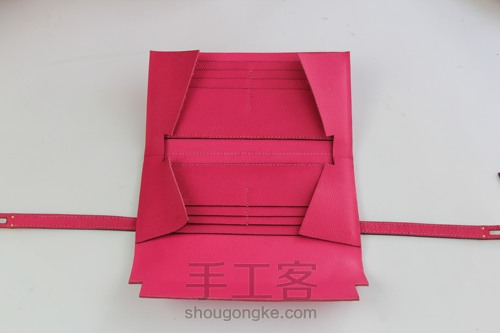 爱马仕Kelly wallet 凯莉钱包制作 第33步