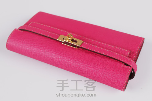 爱马仕Kelly wallet 凯莉钱包制作 第43步