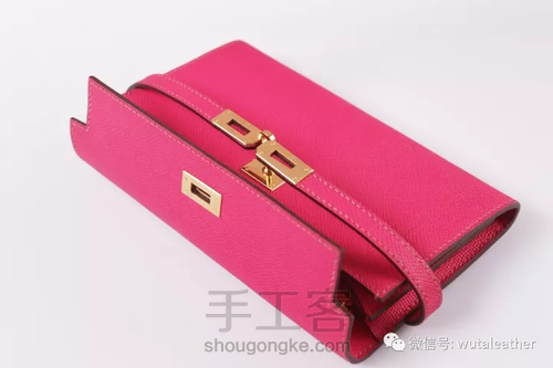 爱马仕Kelly wallet 凯莉钱包制作 第45步