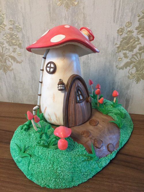 （原创）可爱的蘑菇房子 第2步