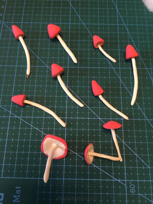 （原创）可爱的蘑菇房子 第21步