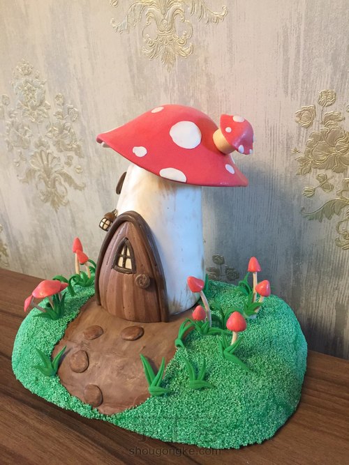 (原创)可爱的蘑菇房子 第34步
