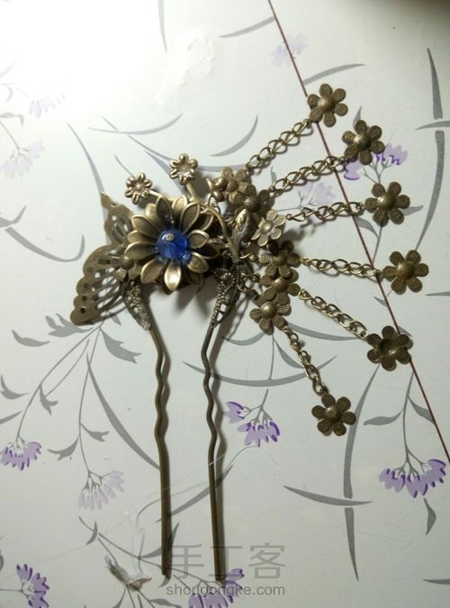 古风发钗，步摇 第16步