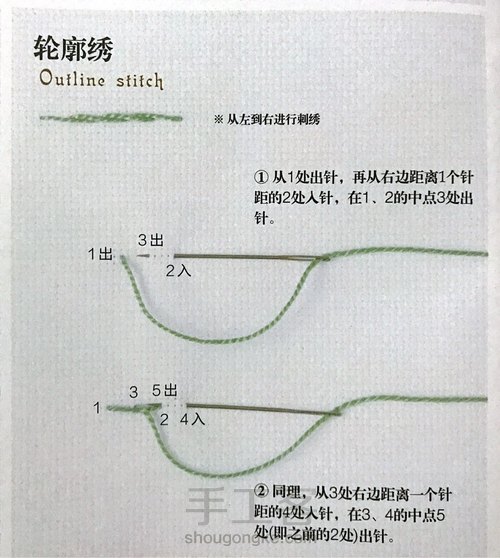 丨刺绣丨花物语系列·夕颜丨 第4步