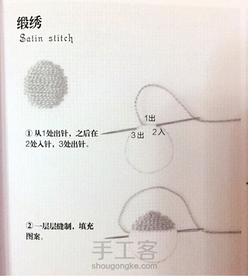丨刺绣丨花物语系列·山茶丨 第5步
