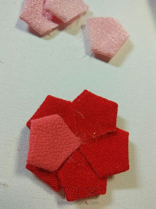 绉布玫瑰🌹 第11步