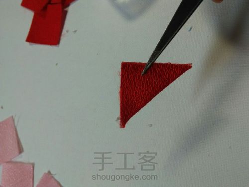 绉布玫瑰🌹 第2步