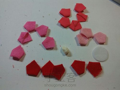 绉布玫瑰🌹 第7步