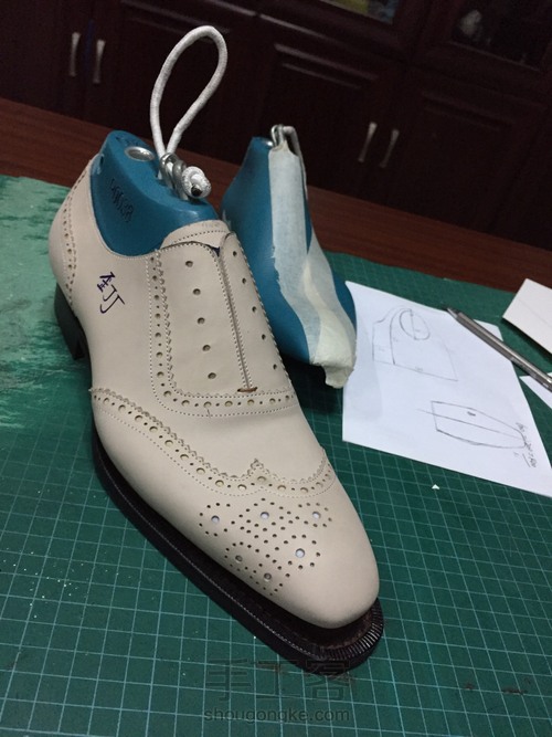 一双鞋、一种染色、一种护理、一种穿着 第11步