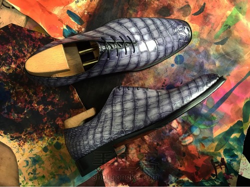 一双鞋、一种染色、一种护理、一种穿着 第26步