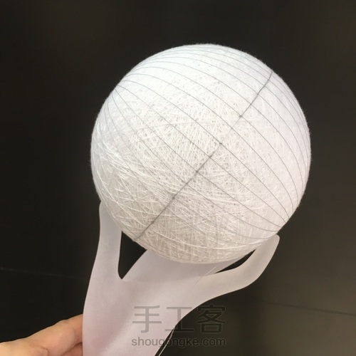 彩虹手鞠 第2步