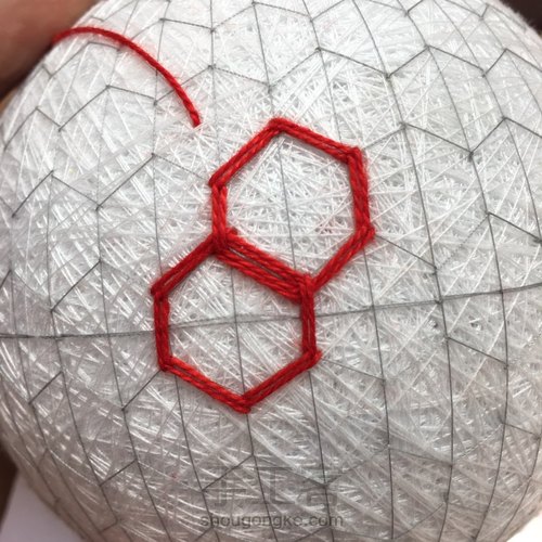 彩虹手鞠 第7步