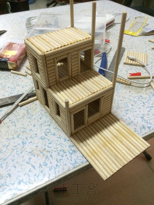 一次性筷子小别墅 第9步