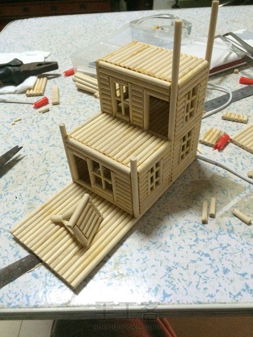 一次性筷子小别墅 第13步