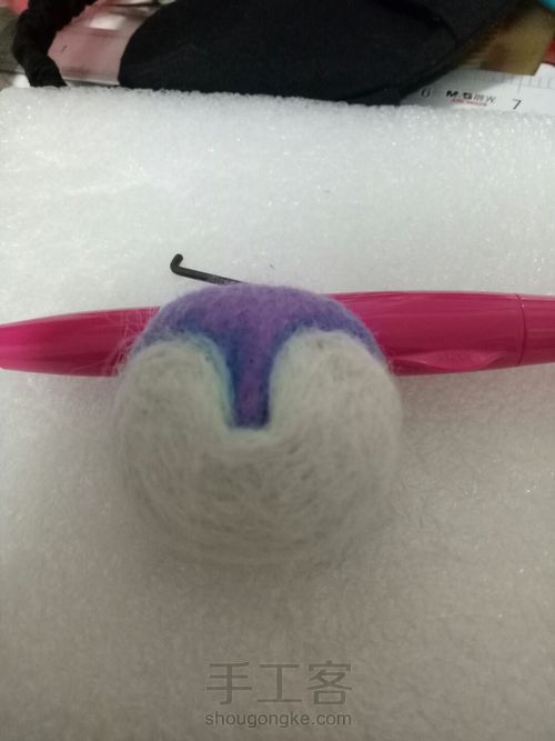 羊毛毡小动物胸针大集合（二） 第14步