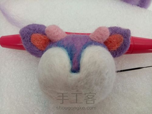 羊毛毡小动物胸针大集合(二) 第19步