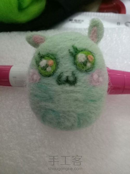 羊毛毡小动物胸针大集合(二) 第28步