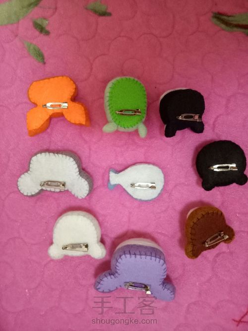 羊毛毡小动物胸针大集合(二) 第32步