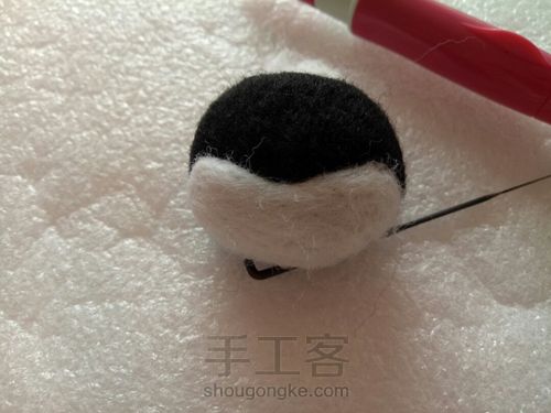 羊毛毡小动物胸针大集合(二) 第5步