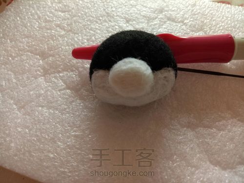 羊毛毡小动物胸针大集合(二) 第6步
