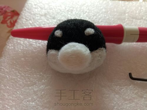 羊毛毡小动物胸针大集合(二) 第7步
