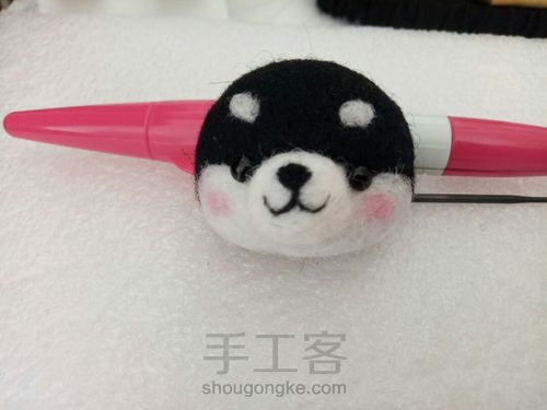 羊毛毡小动物胸针大集合(二) 第8步