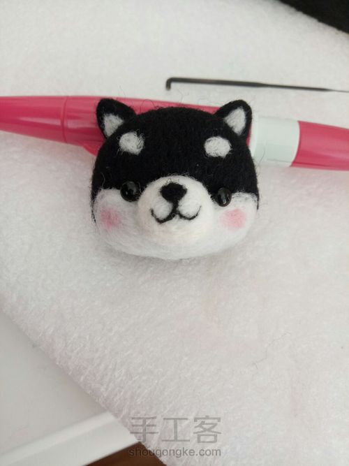 羊毛毡小动物胸针大集合(二) 第9步