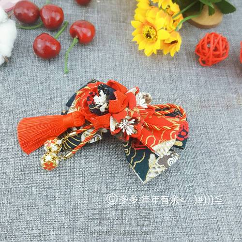 元旦来个吉利的年年有余 大蝴蝶结花饰 第34步