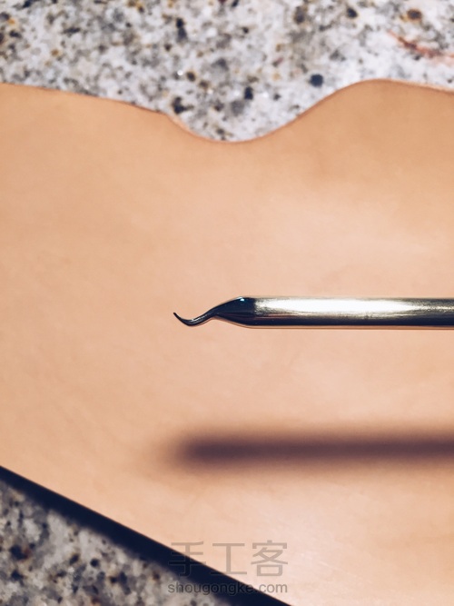 皮雕压擦器使用带雕刻 第6步