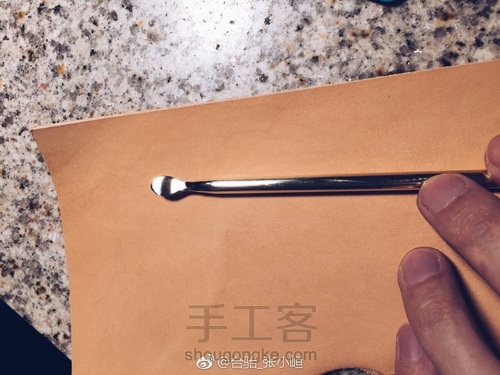 皮雕压擦器使用带雕刻 第8步