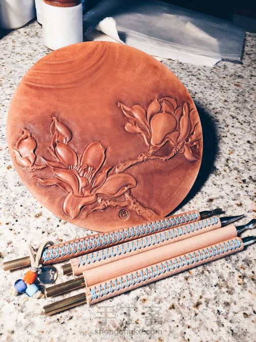 皮雕压擦器使用带雕刻 第24步