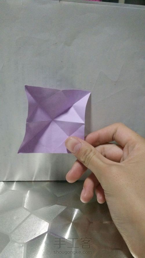 教你们折花球(哈) 第1步