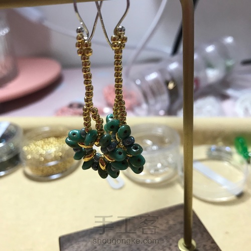 串珠耳环 第12步