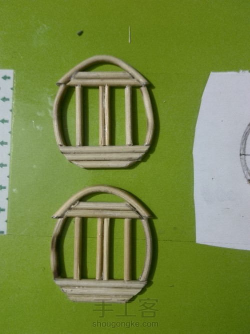 摩天轮模型（一次性筷子、烧烤竹签第二次制作，既能转动又有灯） 第45步