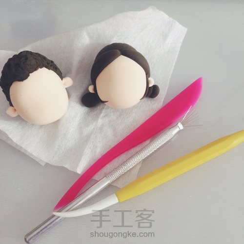 情人节Kiss情侣娃娃 第5步