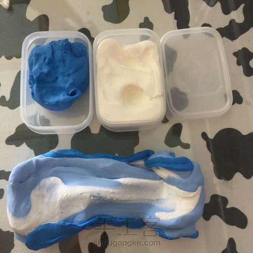 宝宝手脚印画 海底世界 第2步