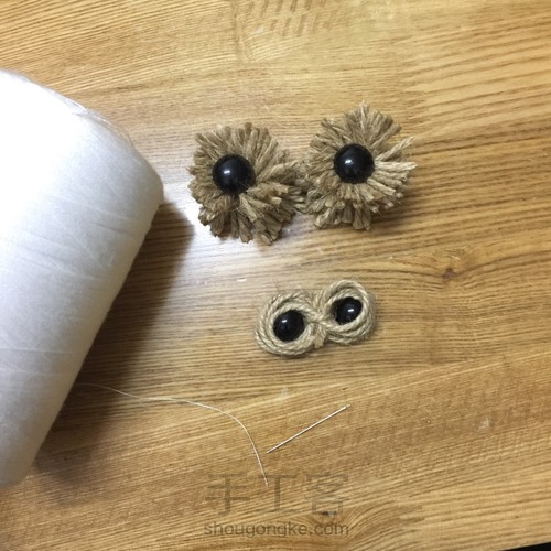 自然风~猫头鹰挂饰 第4步