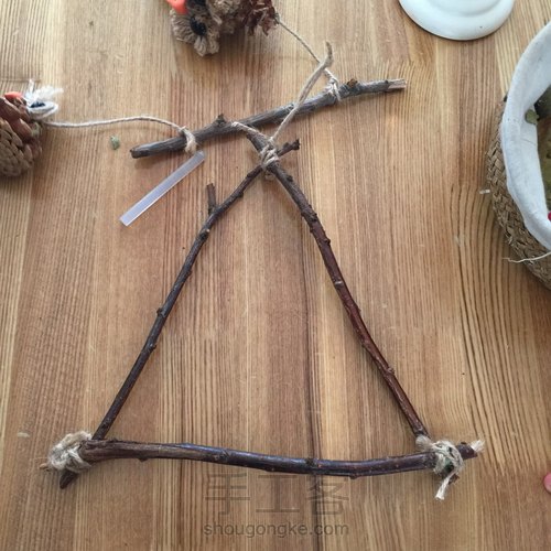 自然风~猫头鹰挂饰 第8步