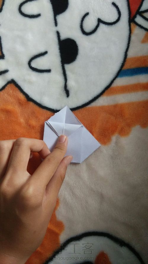 纸花,同学教的😁😁 第17步