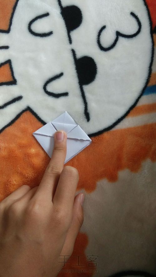 纸花,同学教的😁😁 第19步