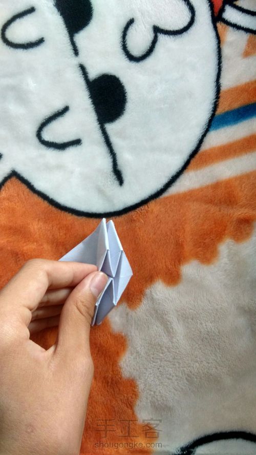 纸花，同学教的😁😁 第21步