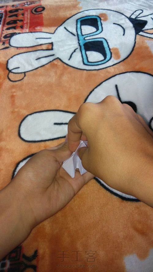 纸花，同学教的😁😁 第24步