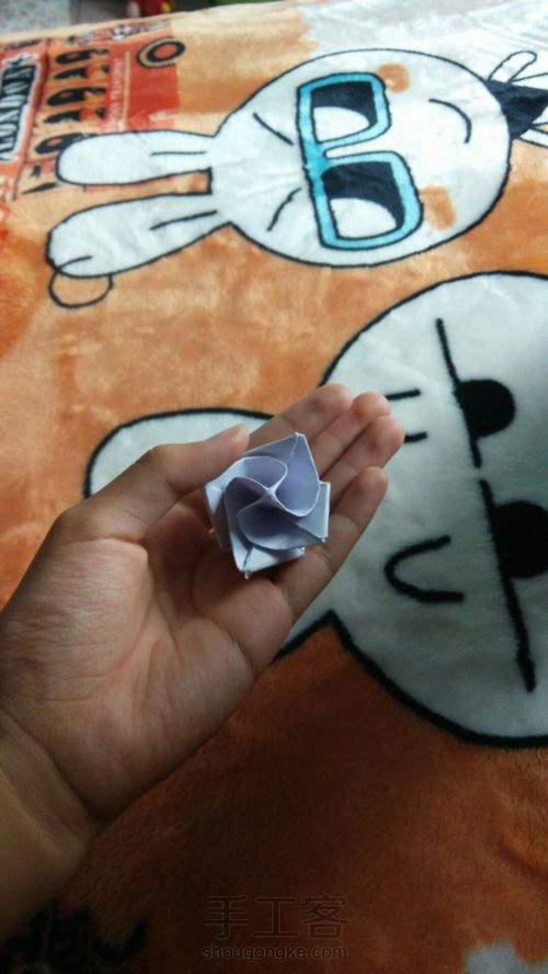 纸花,同学教的😁😁 第26步
